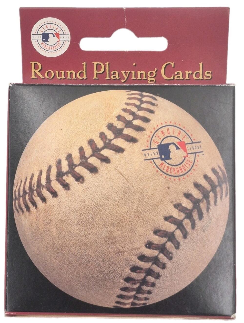 Official Major League Baseball Licensed Round Playing Cards in Original Box